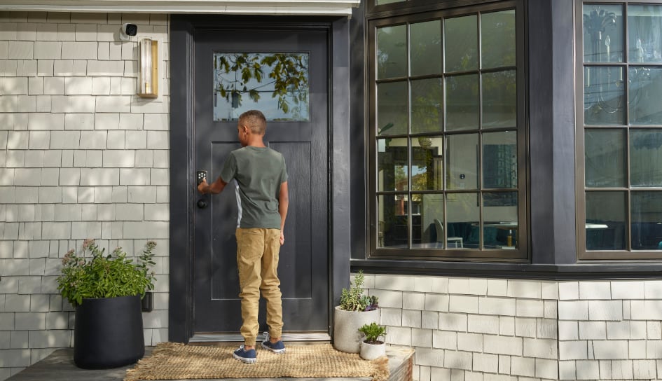 Vivint Smart Lock on home in Savannah